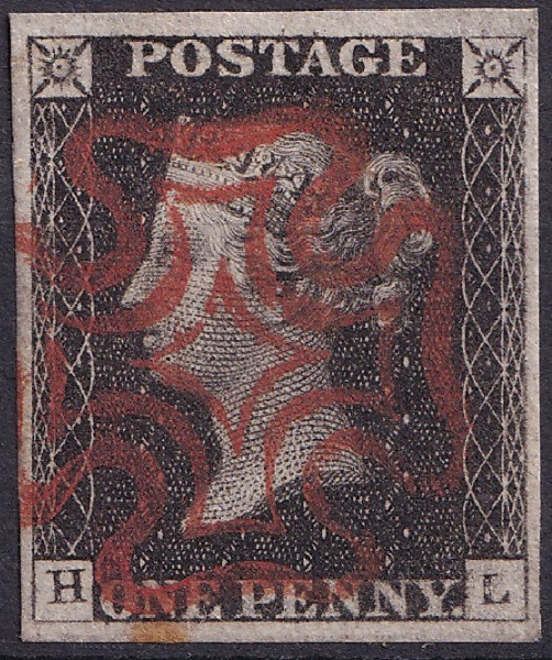 GB QV Stamps - GB QV 1840 1D Black – Mandurah Auctions