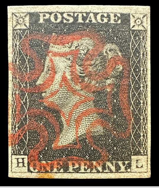 GB QV 1840 1D Black – Plate 3, HL 4 Margins, Stunning Maltese Cross, Fine Used, No Hidden Faults (Cat: £500)